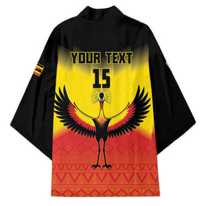 Custom Uganda Football Kimono Go Cranes Go