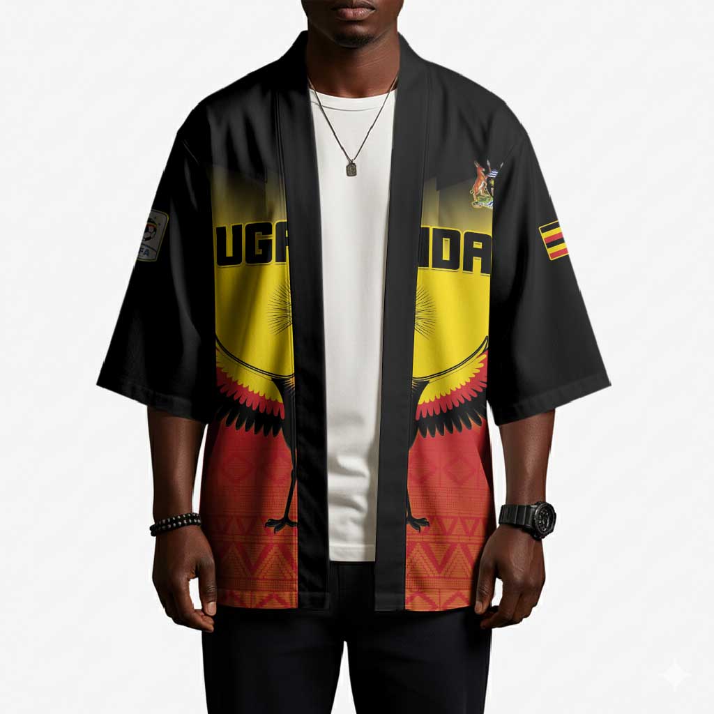 Custom Uganda Football Kimono Go Cranes Go