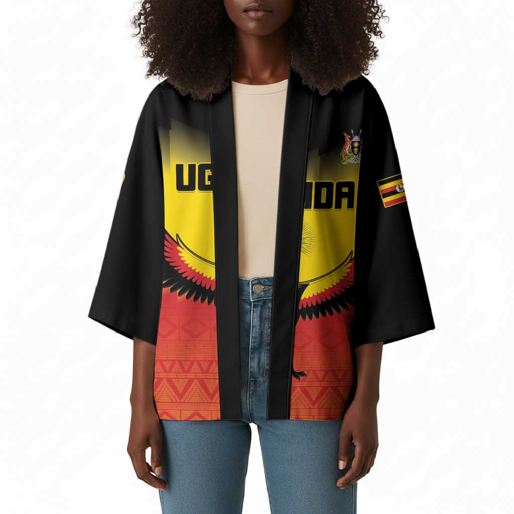 Custom Uganda Football Kimono Go Cranes Go
