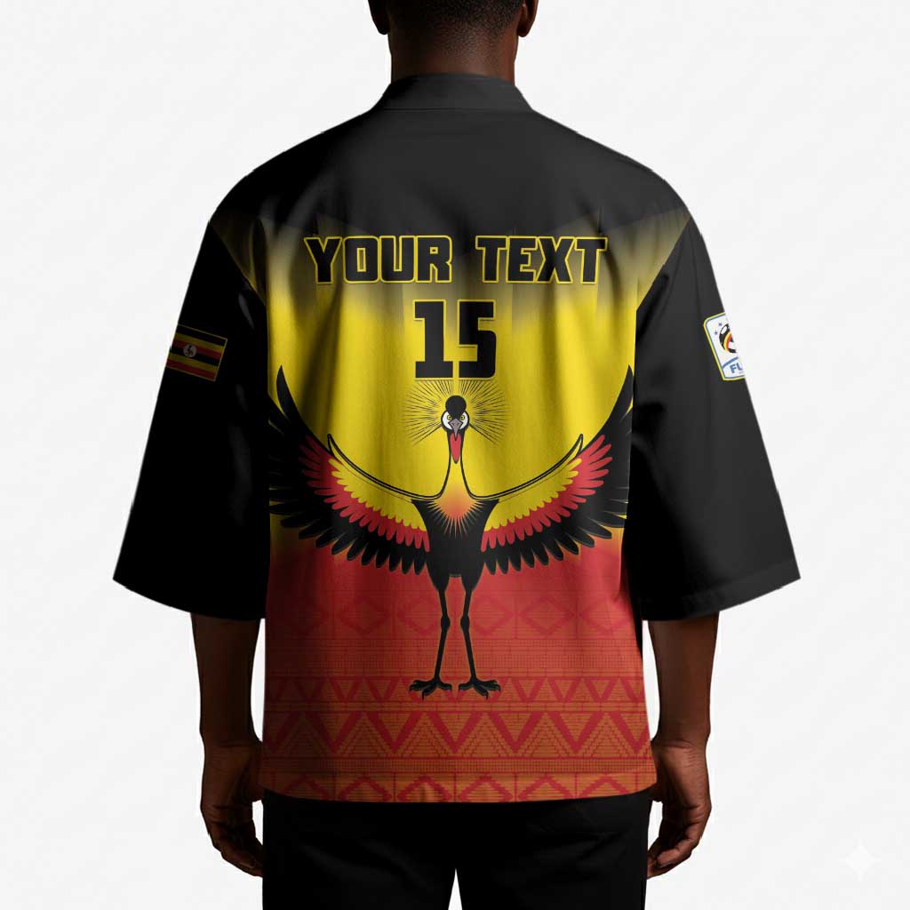 Custom Uganda Football Kimono Go Cranes Go