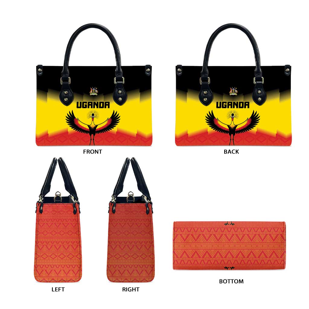 Uganda Football Leather Bag Go Cranes Go