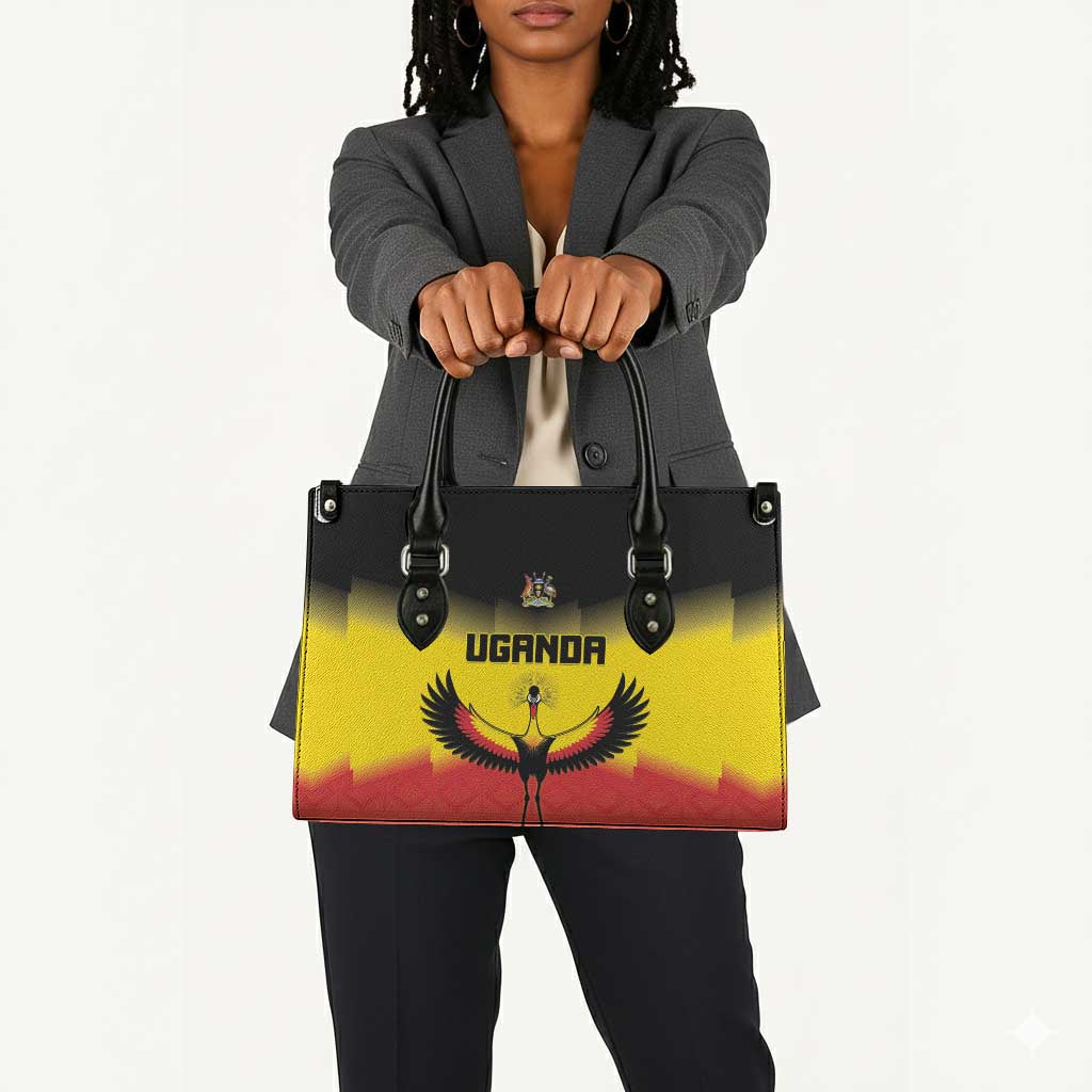 Uganda Football Leather Bag Go Cranes Go