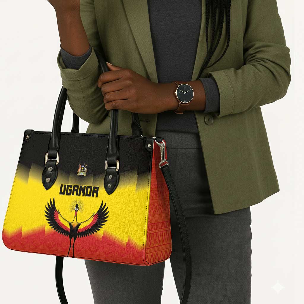 Uganda Football Leather Bag Go Cranes Go