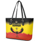 Uganda Football Leather Tote Bag Go Champions - African Pride