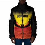 Custom Uganda Football Padded Jacket Go Cranes Go