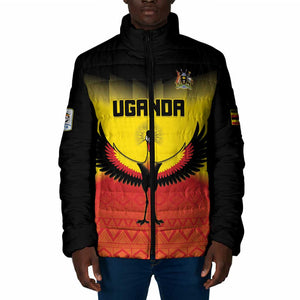 Custom Uganda Football Padded Jacket Go Cranes Go