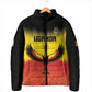 Custom Uganda Football Padded Jacket Go Cranes Go
