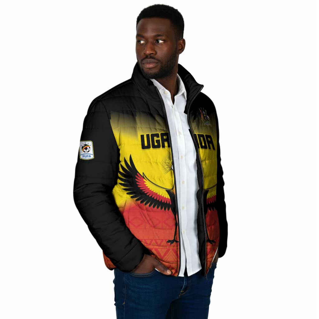 Custom Uganda Football Padded Jacket Go Cranes Go