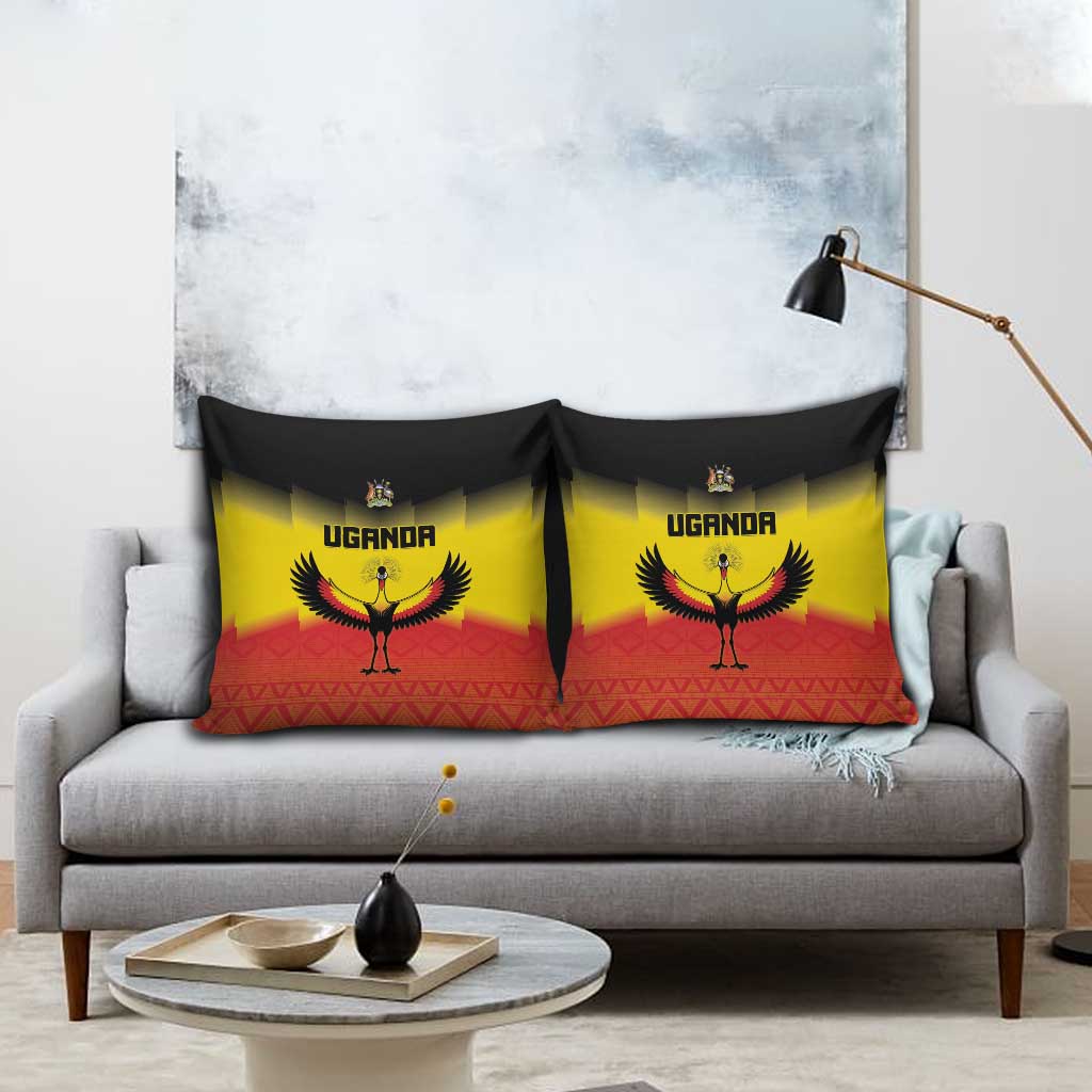 Uganda Football Pillow Cover Go Cranes Go