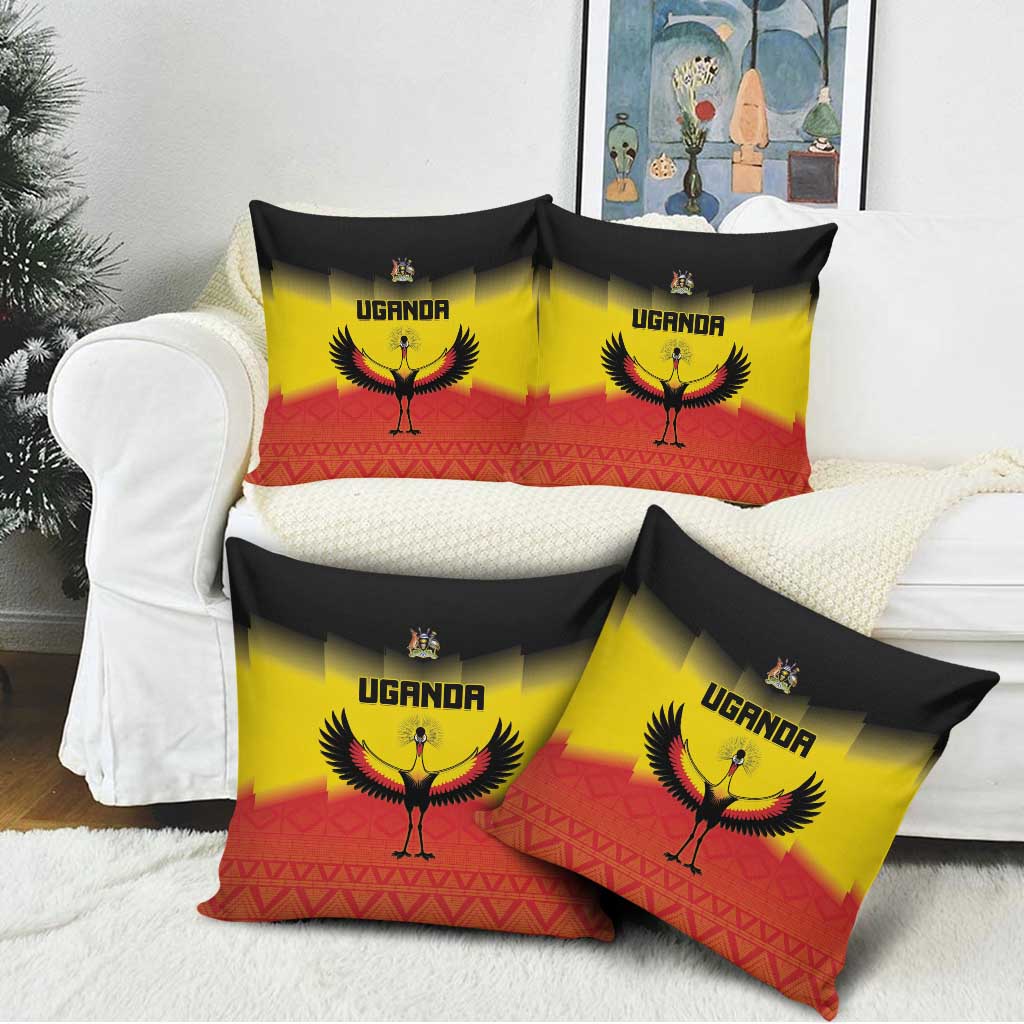 Uganda Football Pillow Cover Go Cranes Go