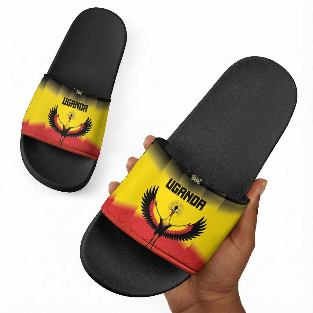 Uganda Football Slide Sandals Go Cranes Go