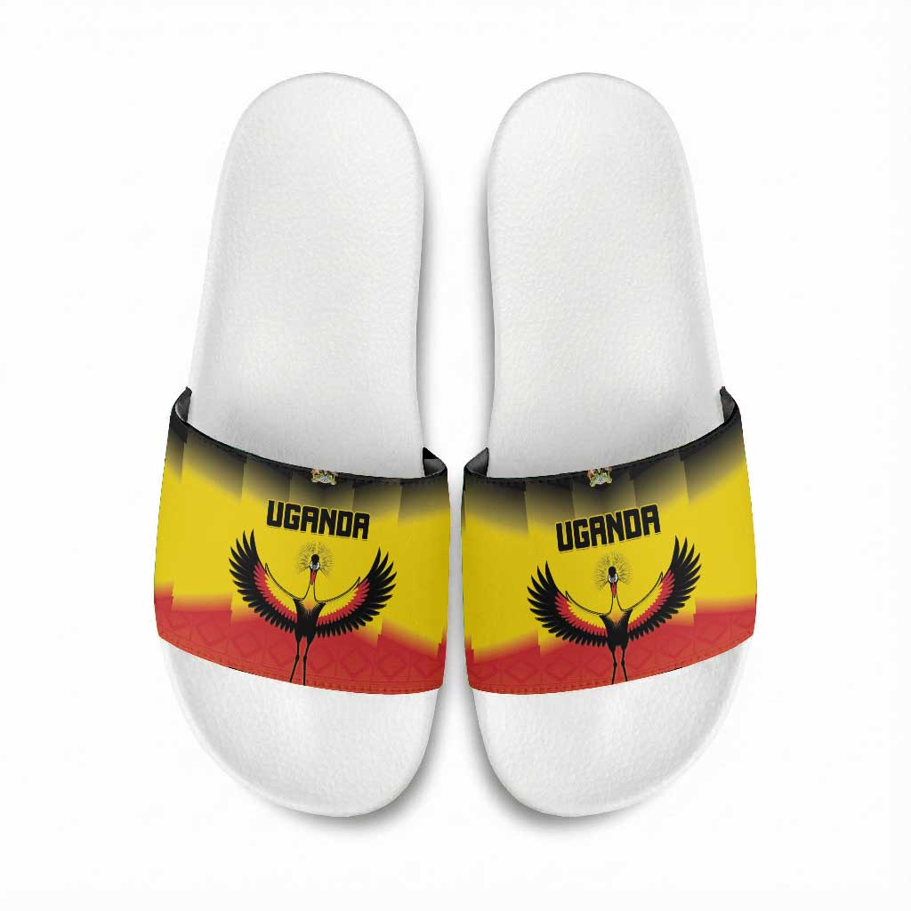 Uganda Football Slide Sandals Go Cranes Go