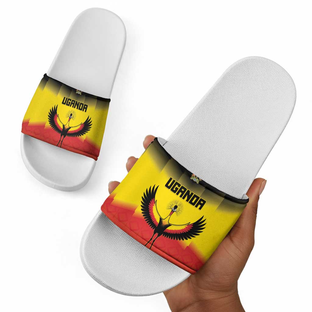 Uganda Football Slide Sandals Go Cranes Go