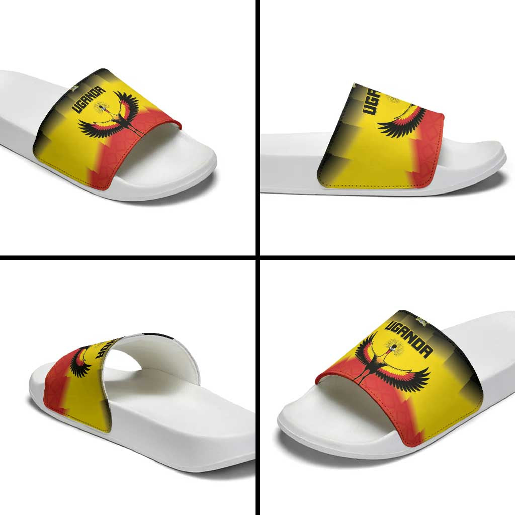 Uganda Football Slide Sandals Go Cranes Go