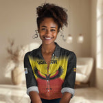 Uganda Football Custom Women Casual Shirt Go Champions - African Pride