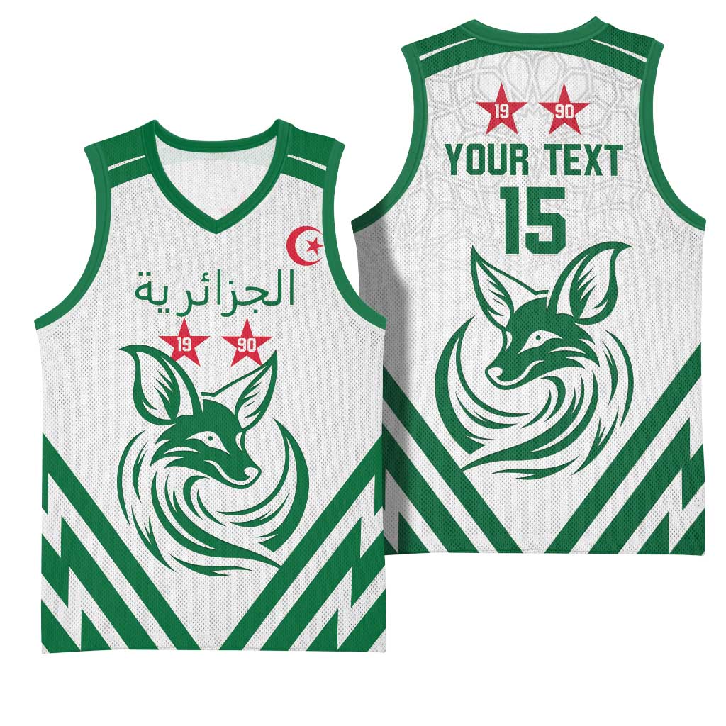 Algeria Football Custom Basketball Jersey Go Champions LT15
