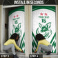 Custom Algeria Football Door Cover Go Fennecs Go
