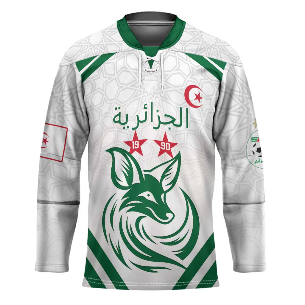 Custom Algeria Football Hockey Jersey Go Fennecs Go