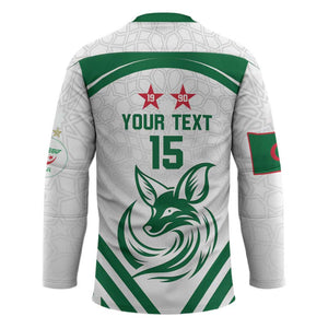 Custom Algeria Football Hockey Jersey Go Fennecs Go