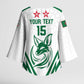 Custom Algeria Football Kimono Sleeve Blouse Go Fennecs Go