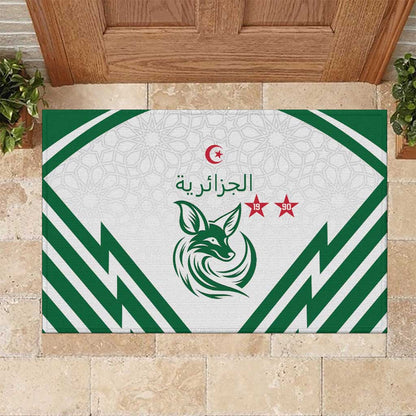 Algeria Football Rubber Doormat Go Champions - African Pride