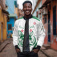 Algeria Football Custom Sleeve Zip Bomber Jacket Go Champions - African Pride