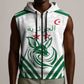 Algeria Football Custom Sleeveless Zip Hoodie Go Champions - African Pride