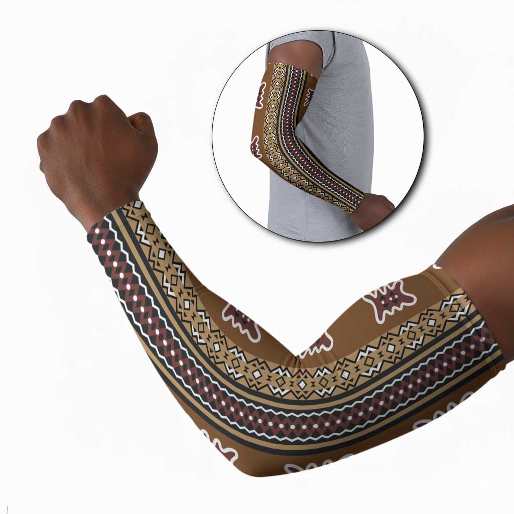 Mali Bologan Mud Cloth Pattern Arm Sleeves