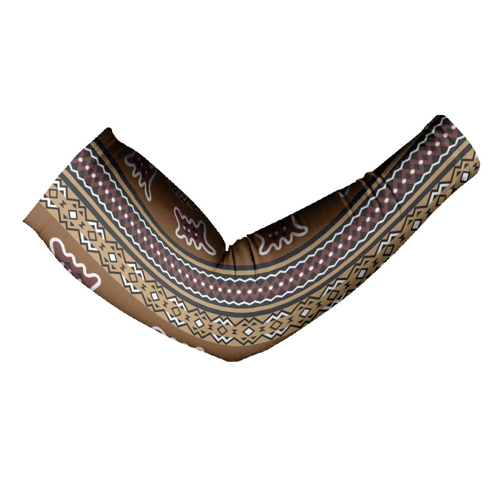 Mali Bologan Mud Cloth Pattern Arm Sleeves