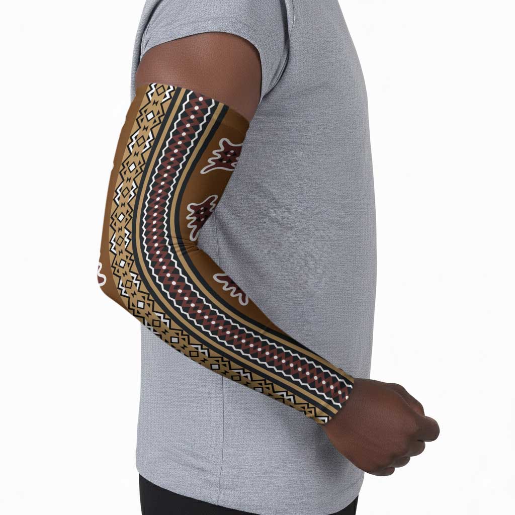 Mali Bologan Mud Cloth Pattern Arm Sleeves