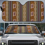 Mali Bologan Mud Cloth Pattern Auto Sun Shade