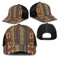 Mali Mud Cloth Baseball Net Cap Traditional Bologan Pattern - African Pride