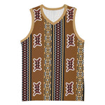 Mali Mud Cloth Basketball Jersey Traditional Bologan Pattern LT15