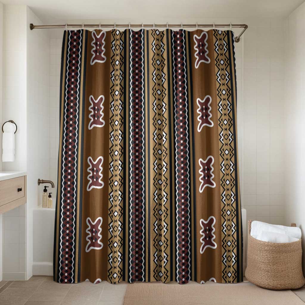 Mali Bologan Mud Cloth Pattern Bathroom Set
