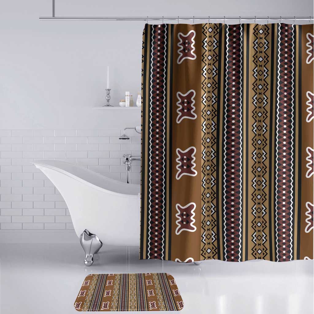 Mali Bologan Mud Cloth Pattern Bathroom Set