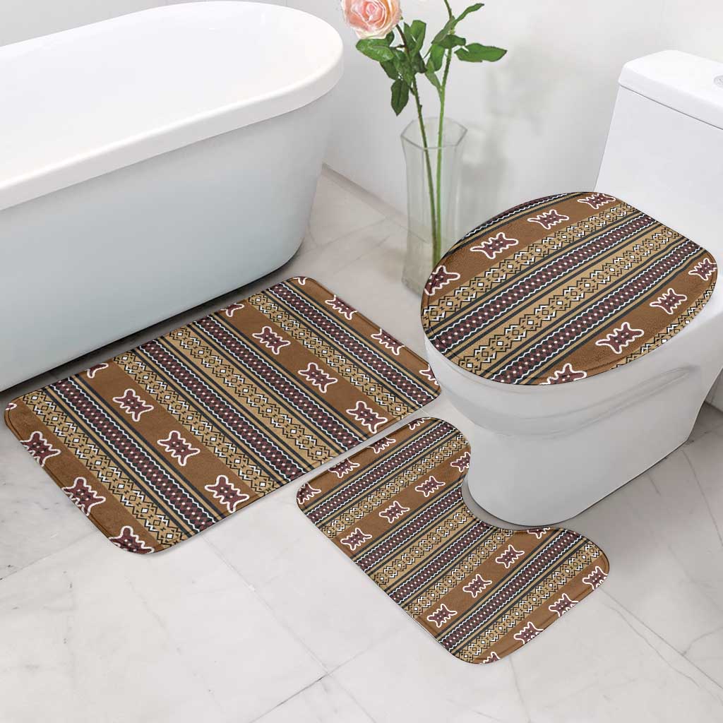 Mali Bologan Mud Cloth Pattern Bathroom Set