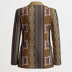 Mali Bologan Mud Cloth Pattern Blazer