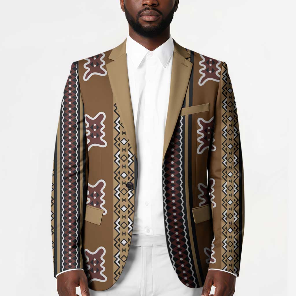 Mali Bologan Mud Cloth Pattern Blazer