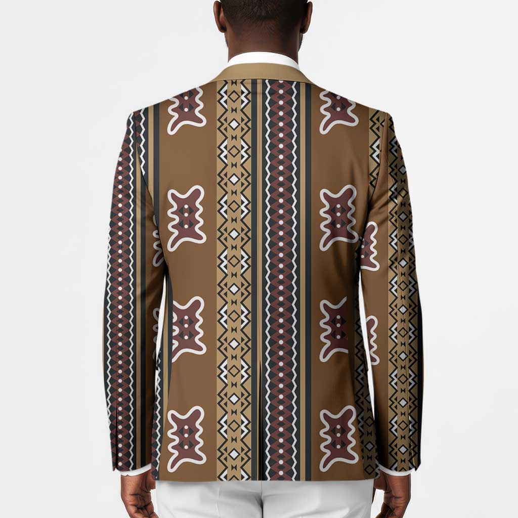 Mali Bologan Mud Cloth Pattern Blazer