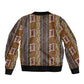 Mali Mud Cloth Bomber Jacket Traditional Bologan Pattern - African Pride