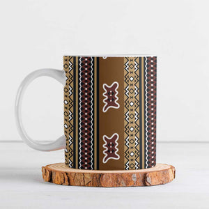Mali Bologan Mud Cloth Pattern Ceramic Mug