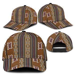 Mali Mud Cloth Classic Cap Traditional Bologan Pattern - African Pride