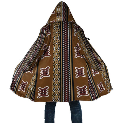 Mali Bologan Mud Cloth Pattern Cloak