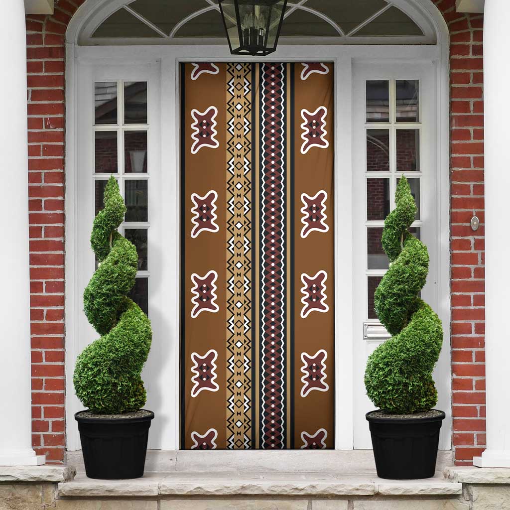 Mali Bologan Mud Cloth Pattern Door Cover