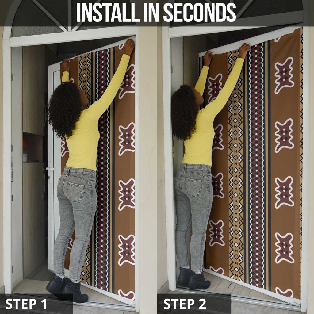 Mali Bologan Mud Cloth Pattern Door Cover