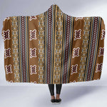 Mali Mud Cloth Hooded Blanket Traditional Bologan Pattern - African Pride