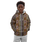 Mali Mud Cloth Kid Hoodie Traditional Bologan Pattern - African Pride