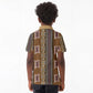 Mali Mud Cloth Kid Polo Shirt Traditional Bologan Pattern - African Pride