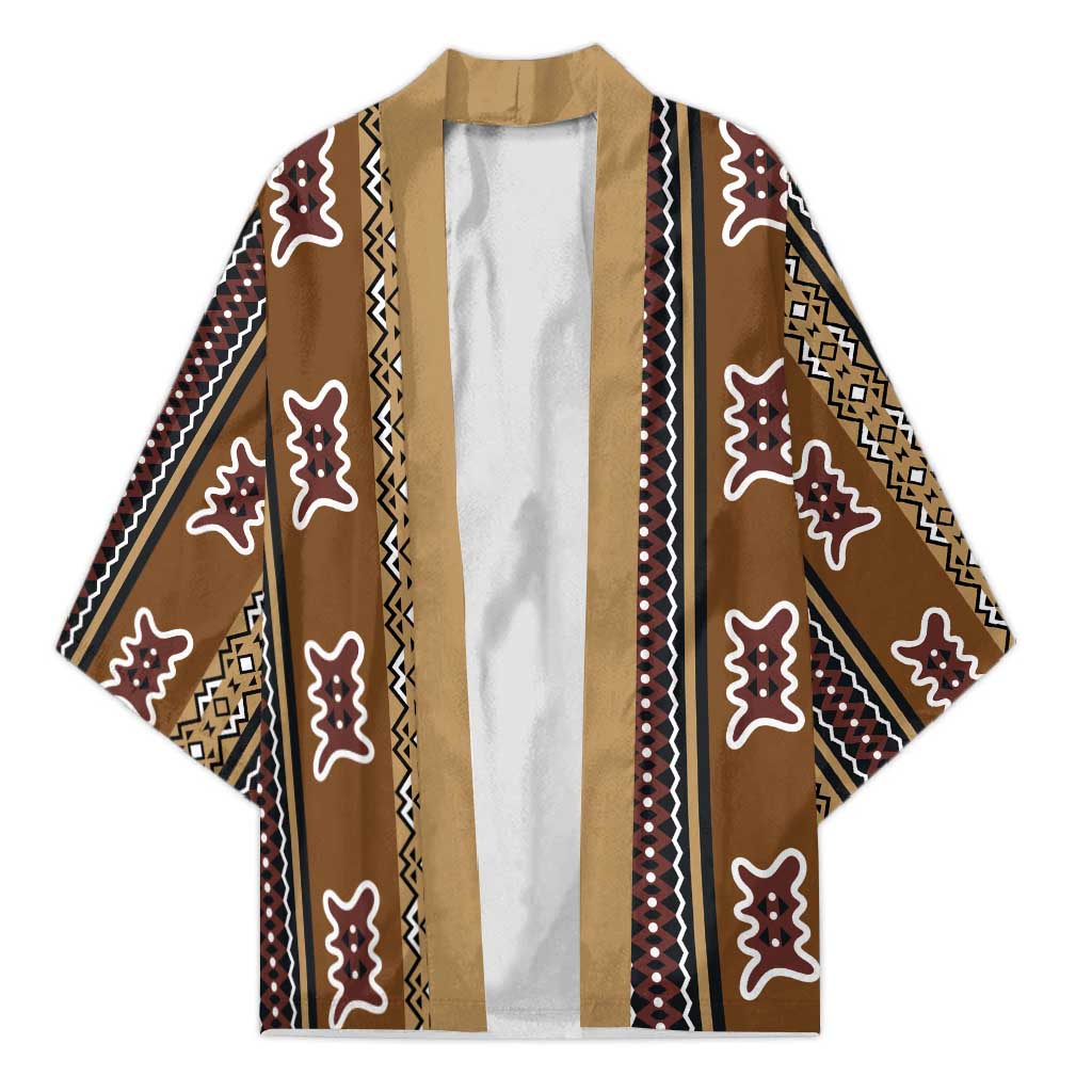 Mali Bologan Mud Cloth Pattern Kimono