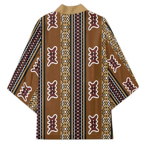 Mali Bologan Mud Cloth Pattern Kimono